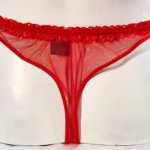 Стрінги ажурний пояс Red